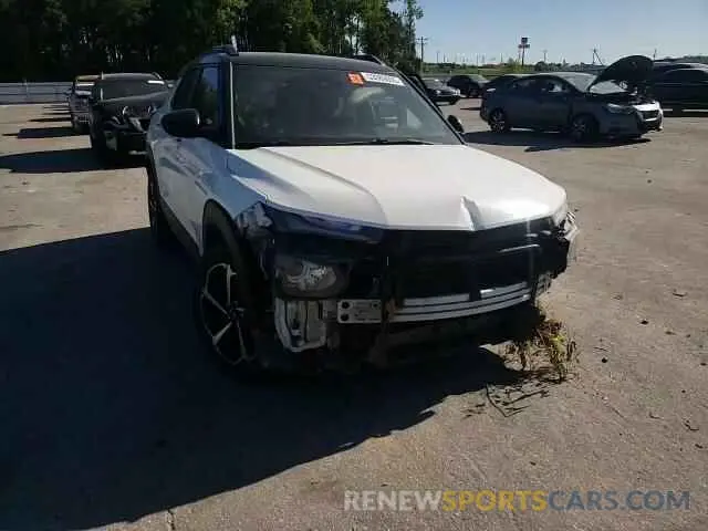 12 fotografías del automóvil dañado KL79MTSLXMB139970 CHEVROLET TRAILBLZR 2021
