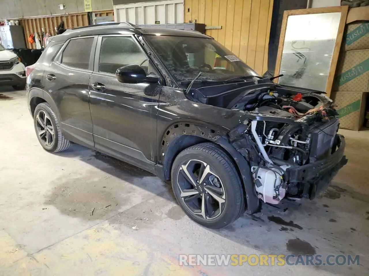4 fotografías del automóvil dañado KL79MTSLXMB162598 CHEVROLET TRAILBLZR 2021