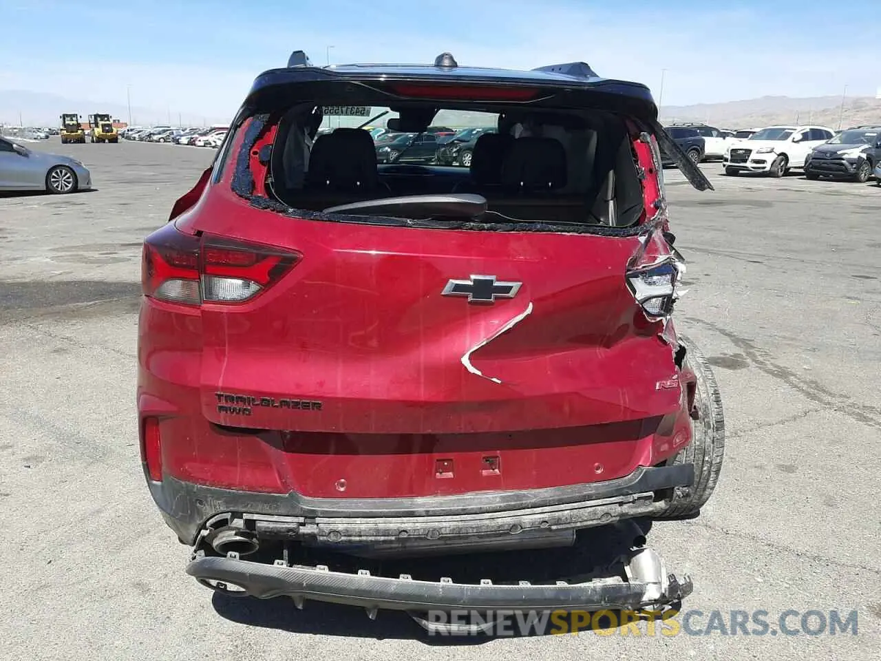 6 fotografías del automóvil dañado KL79MUSL0MB019696 CHEVROLET TRAILBLZR 2021