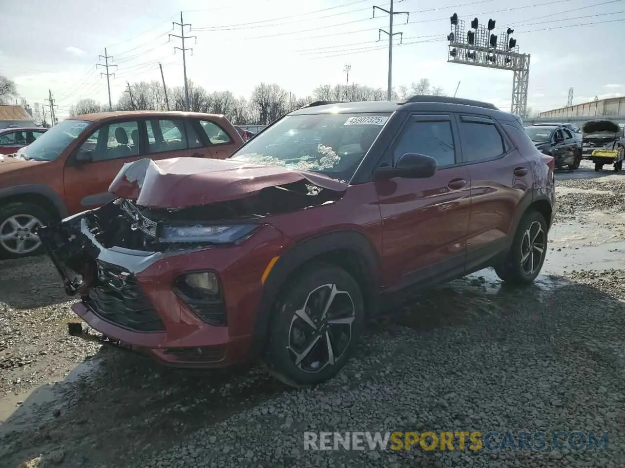 1 fotografías del automóvil dañado KL79MUSL0MB099601 CHEVROLET TRAILBLZR 2021