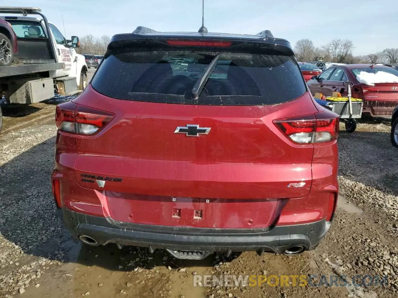 6 fotografías del automóvil dañado KL79MUSL0MB099601 CHEVROLET TRAILBLZR 2021