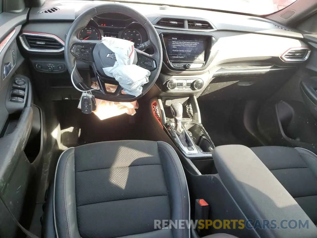 8 fotografías del automóvil dañado KL79MUSL0MB099601 CHEVROLET TRAILBLZR 2021