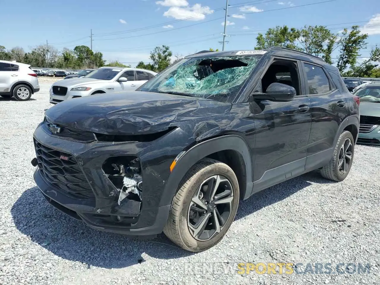 1 fotografías del automóvil dañado KL79MUSL1MB085318 CHEVROLET TRAILBLZR 2021