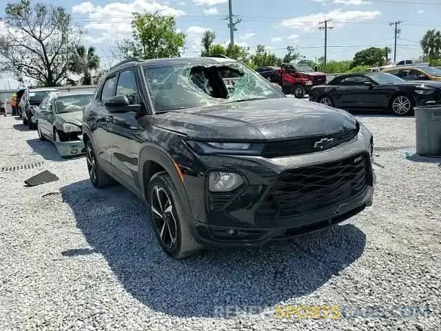 15 fotografías del automóvil dañado KL79MUSL1MB085318 CHEVROLET TRAILBLZR 2021