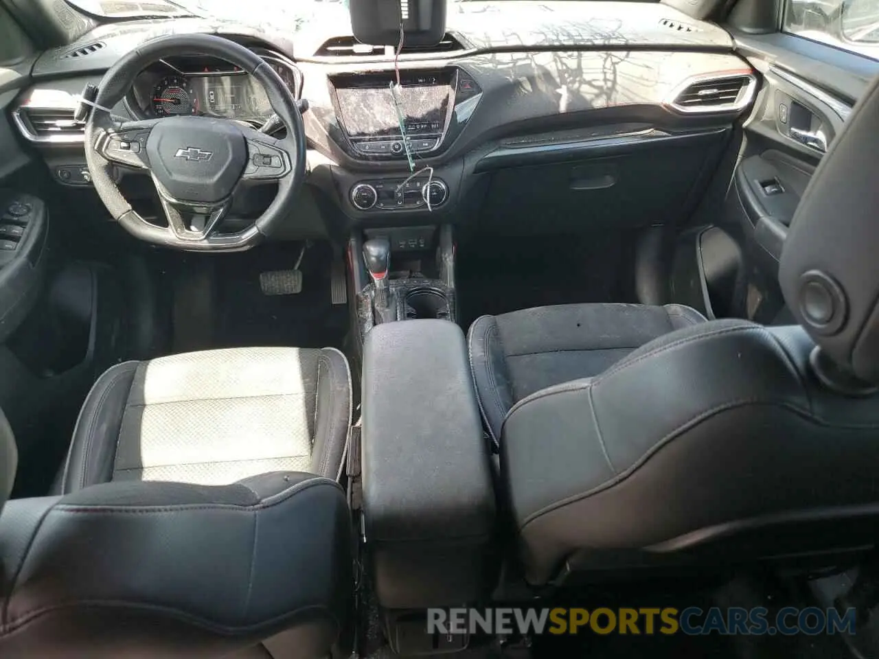 8 fotografías del automóvil dañado KL79MUSL1MB085318 CHEVROLET TRAILBLZR 2021