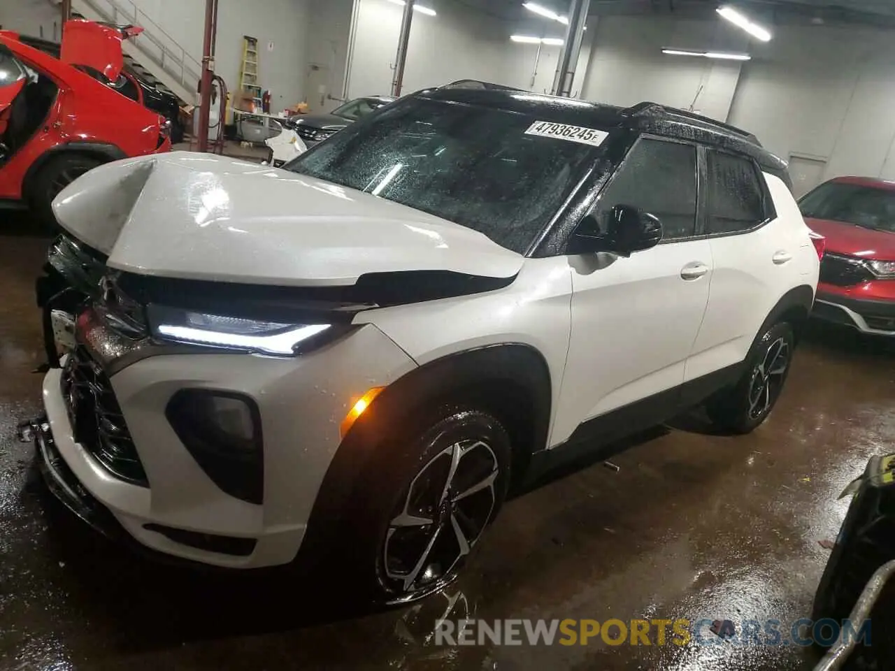 1 fotografías del automóvil dañado KL79MUSL1MB131925 CHEVROLET TRAILBLZR 2021