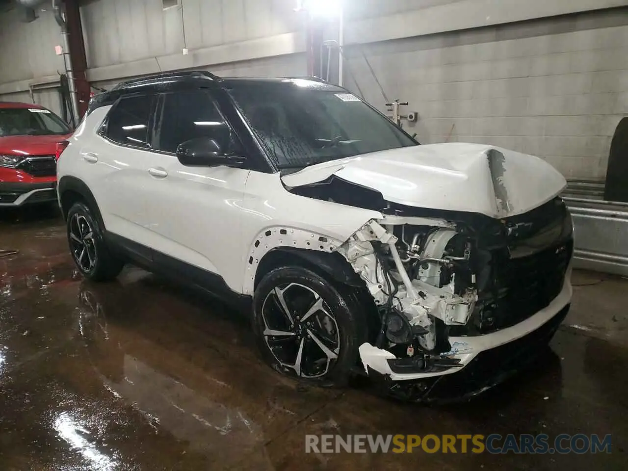 4 fotografías del automóvil dañado KL79MUSL1MB131925 CHEVROLET TRAILBLZR 2021