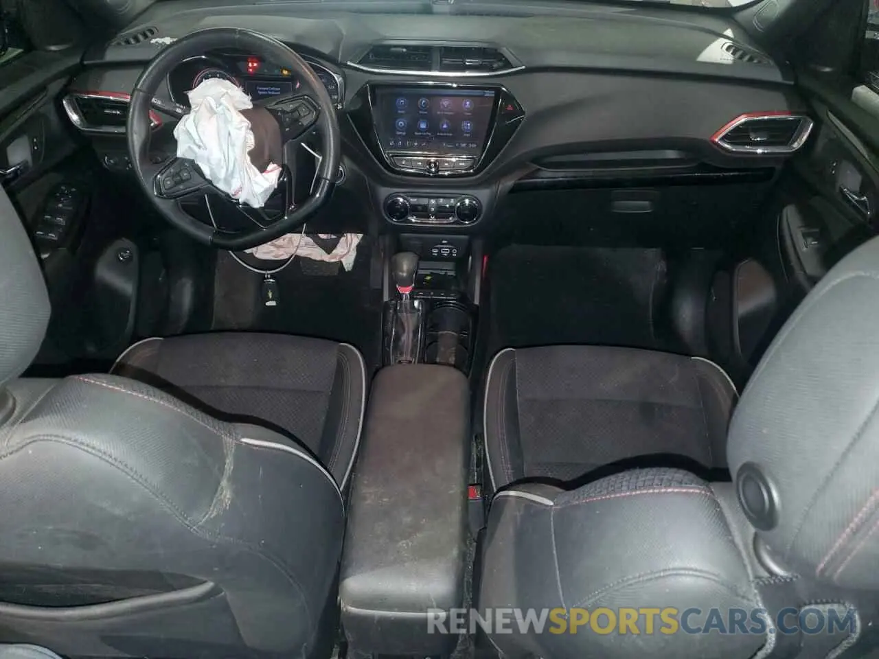 8 fotografías del automóvil dañado KL79MUSL1MB131925 CHEVROLET TRAILBLZR 2021