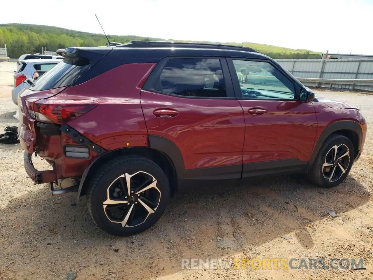 3 fotografías del automóvil dañado KL79MUSL3MB145129 CHEVROLET TRAILBLZR 2021