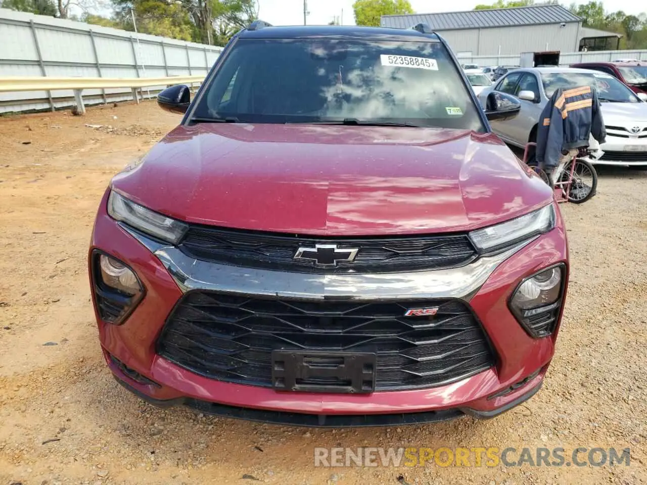 5 fotografías del automóvil dañado KL79MUSL3MB145129 CHEVROLET TRAILBLZR 2021