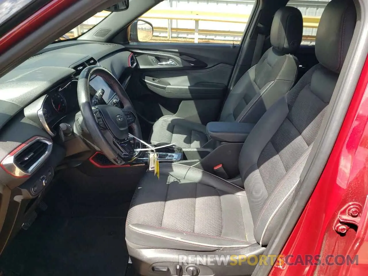7 fotografías del automóvil dañado KL79MUSL3MB145129 CHEVROLET TRAILBLZR 2021