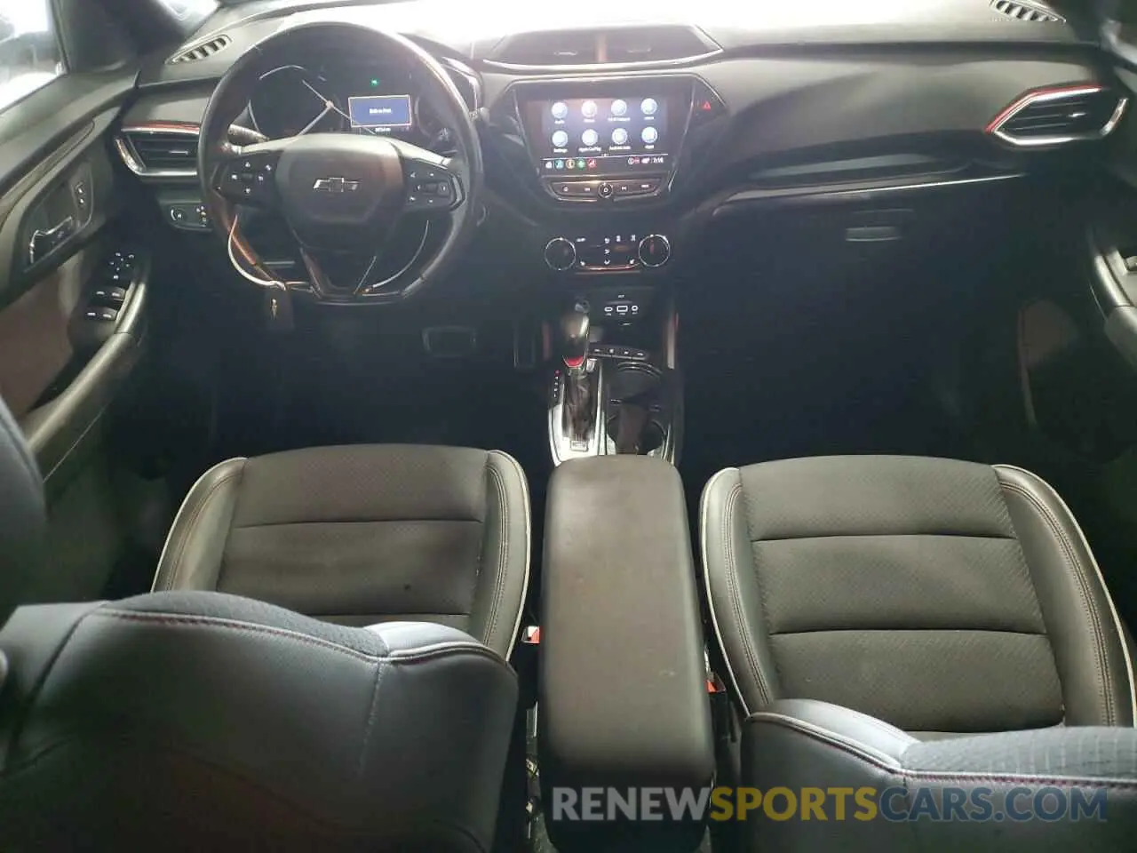 8 fotografías del automóvil dañado KL79MUSL4MB059036 CHEVROLET TRAILBLZR 2021
