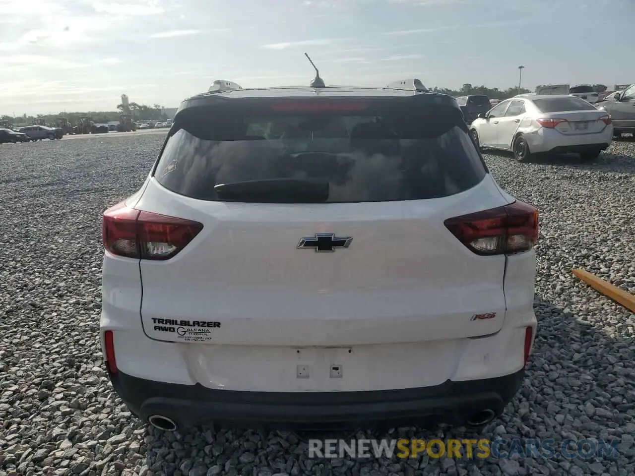 6 fotografías del automóvil dañado KL79MUSL8MB055152 CHEVROLET TRAILBLZR 2021
