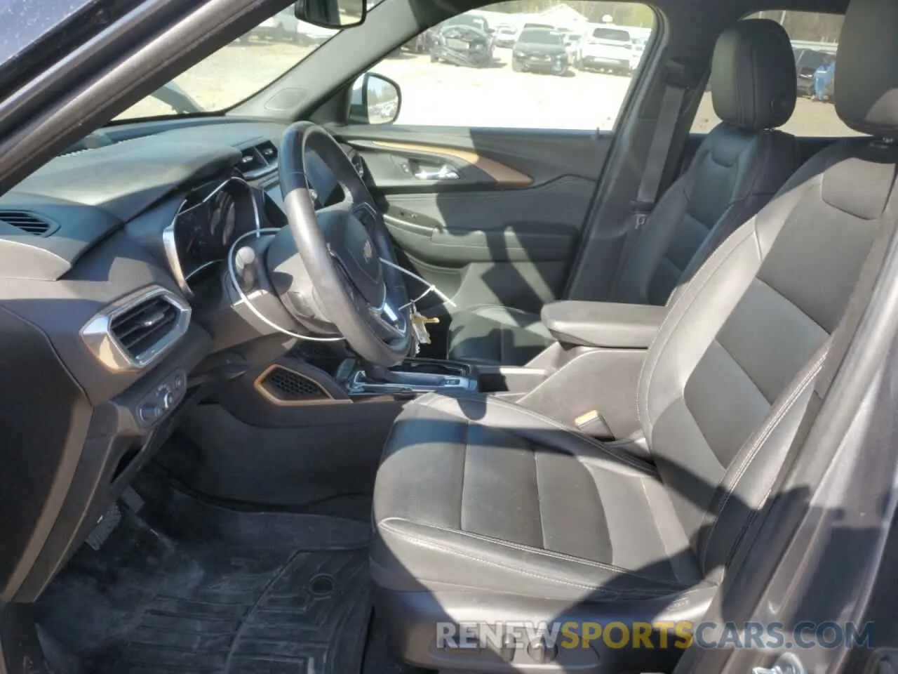 7 fotografías del automóvil dañado KL79MVSL4MB084346 CHEVROLET TRAILBLZR 2021