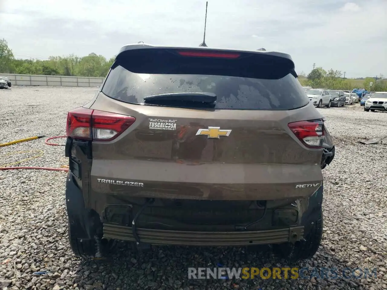 6 fotografías del automóvil dañado KL79MVSL6MB160441 CHEVROLET TRAILBLZR 2021