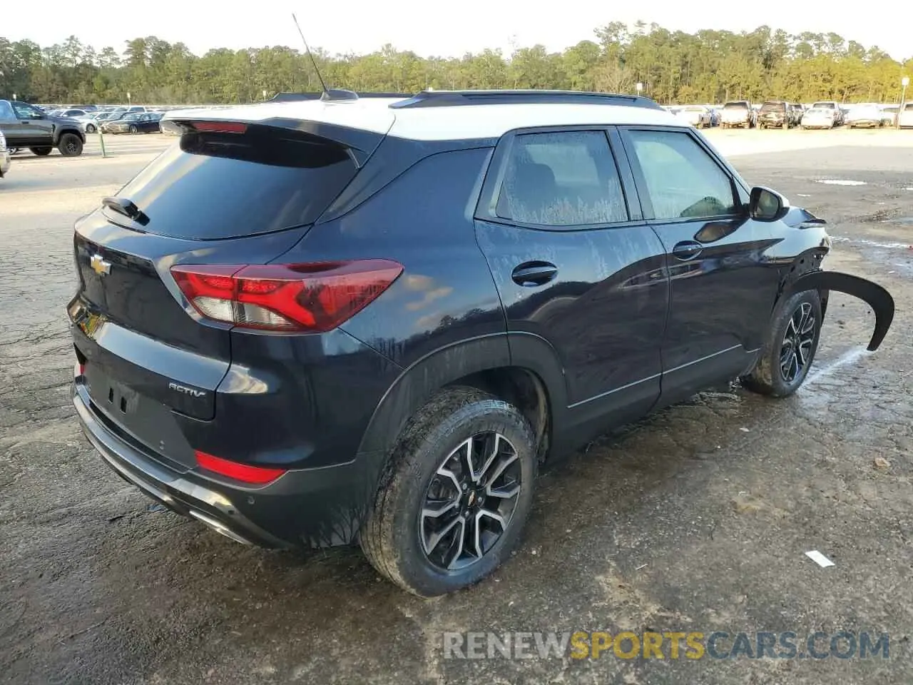 3 fotografías del automóvil dañado KL79MVSL7MB074765 CHEVROLET TRAILBLZR 2021