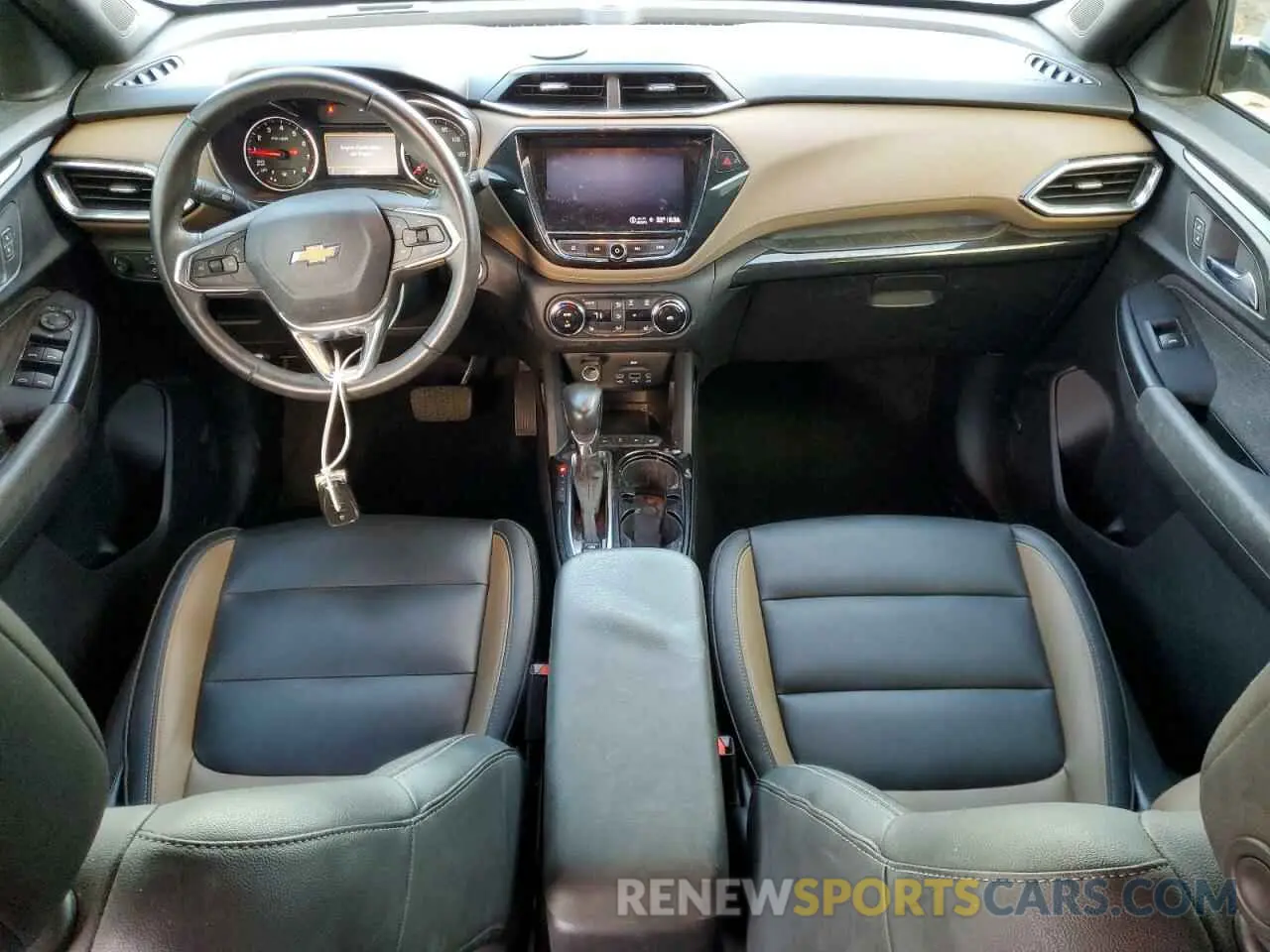 8 fotografías del automóvil dañado KL79MVSL7MB074765 CHEVROLET TRAILBLZR 2021
