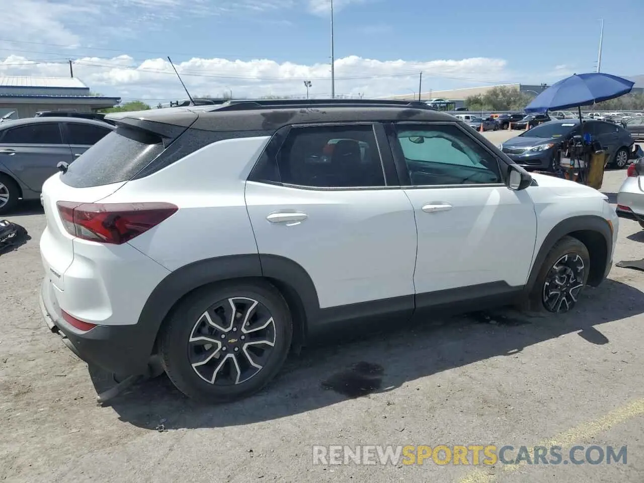 3 fotografías del automóvil dañado KL79MVSLXMB161446 CHEVROLET TRAILBLZR 2021