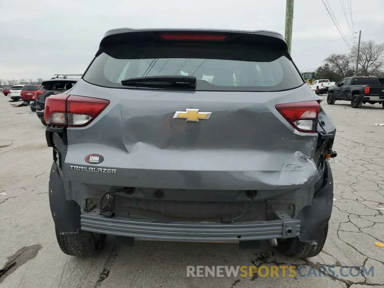6 fotografías del automóvil dañado KL79MMS27NB116841 CHEVROLET TRAILBLZR 2022