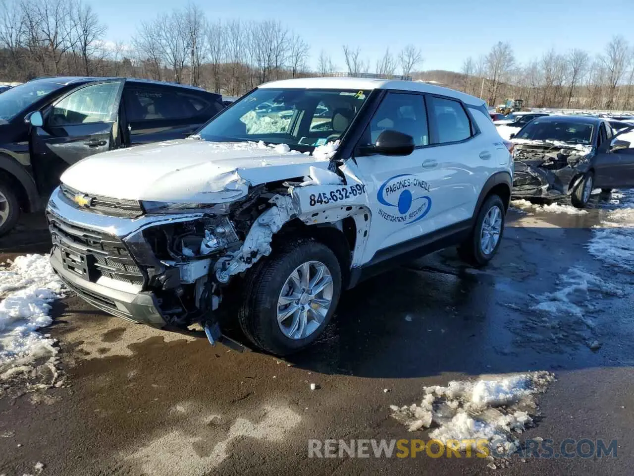 1 fotografías del automóvil dañado KL79MNSL3NB015438 CHEVROLET TRAILBLZR 2022