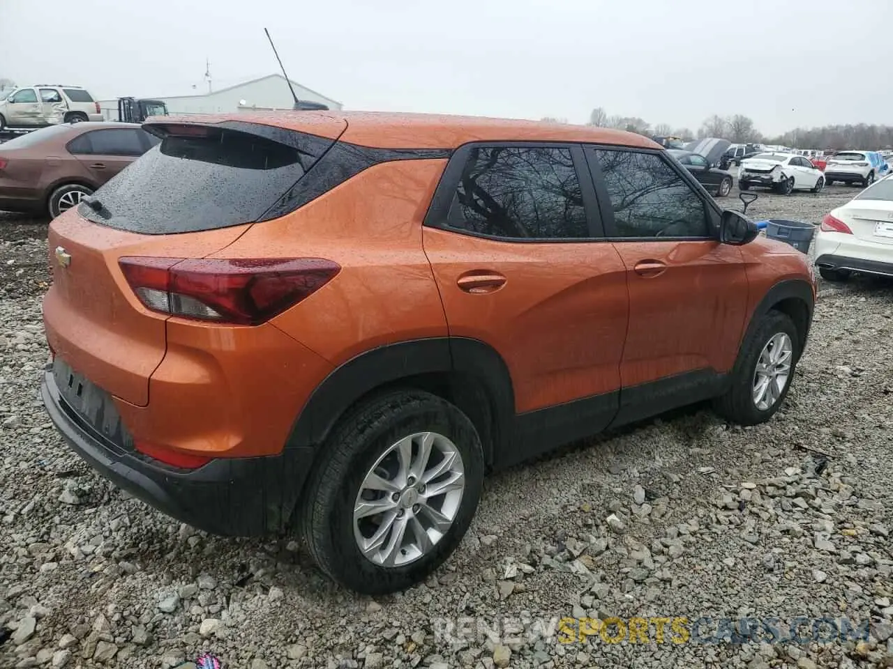 3 fotografías del automóvil dañado KL79MNSL9NB035662 CHEVROLET TRAILBLZR 2022