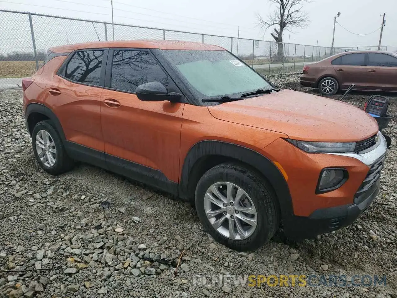 4 fotografías del automóvil dañado KL79MNSL9NB035662 CHEVROLET TRAILBLZR 2022