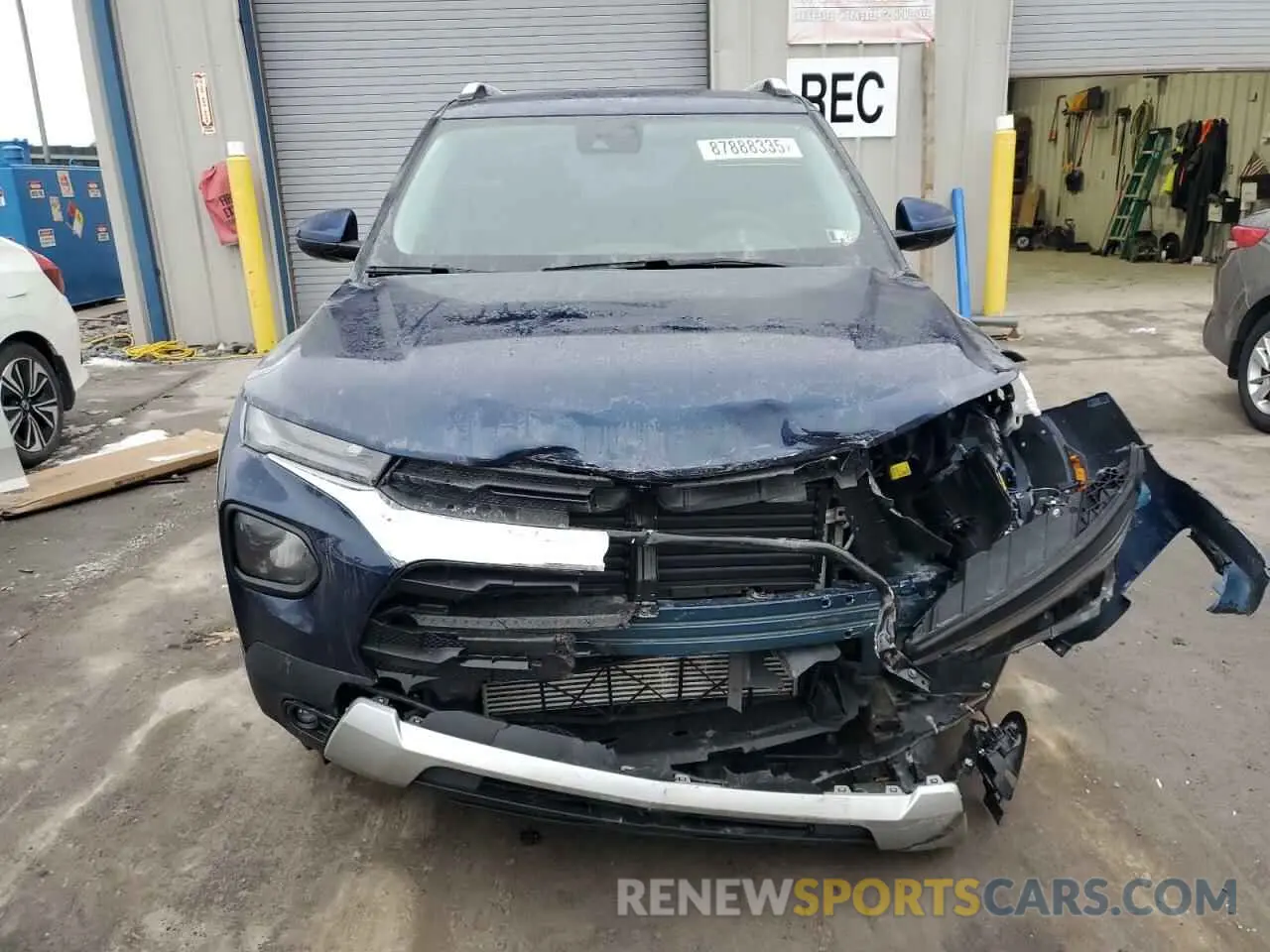 5 fotografías del automóvil dañado KL79MPS22NB126050 CHEVROLET TRAILBLZR 2022