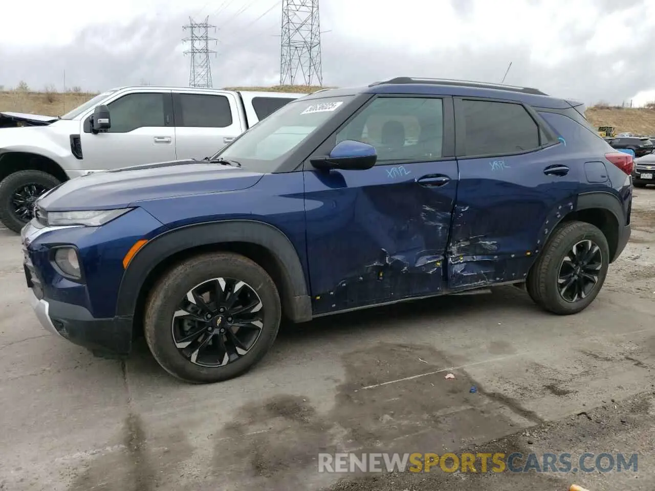 1 fotografías del automóvil dañado KL79MPS22NB144676 CHEVROLET TRAILBLZR 2022