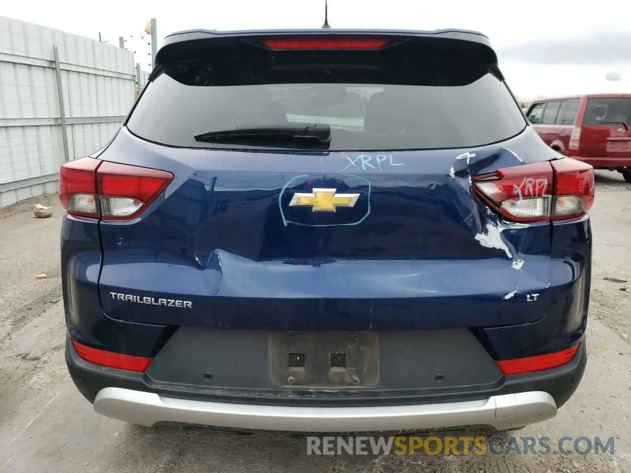6 fotografías del automóvil dañado KL79MPS22NB144676 CHEVROLET TRAILBLZR 2022