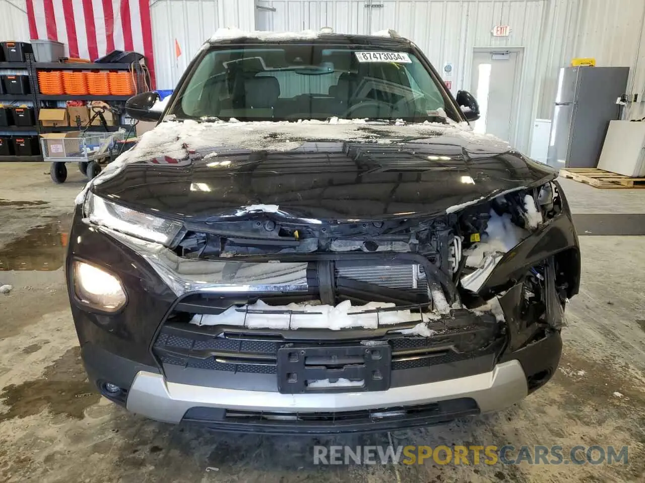 5 fotografías del automóvil dañado KL79MPS27NB107400 CHEVROLET TRAILBLZR 2022