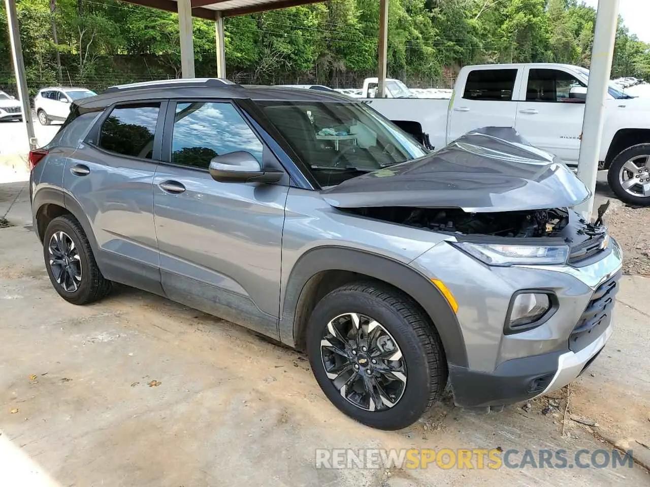 4 fotografías del automóvil dañado KL79MPS2XNB094089 CHEVROLET TRAILBLZR 2022