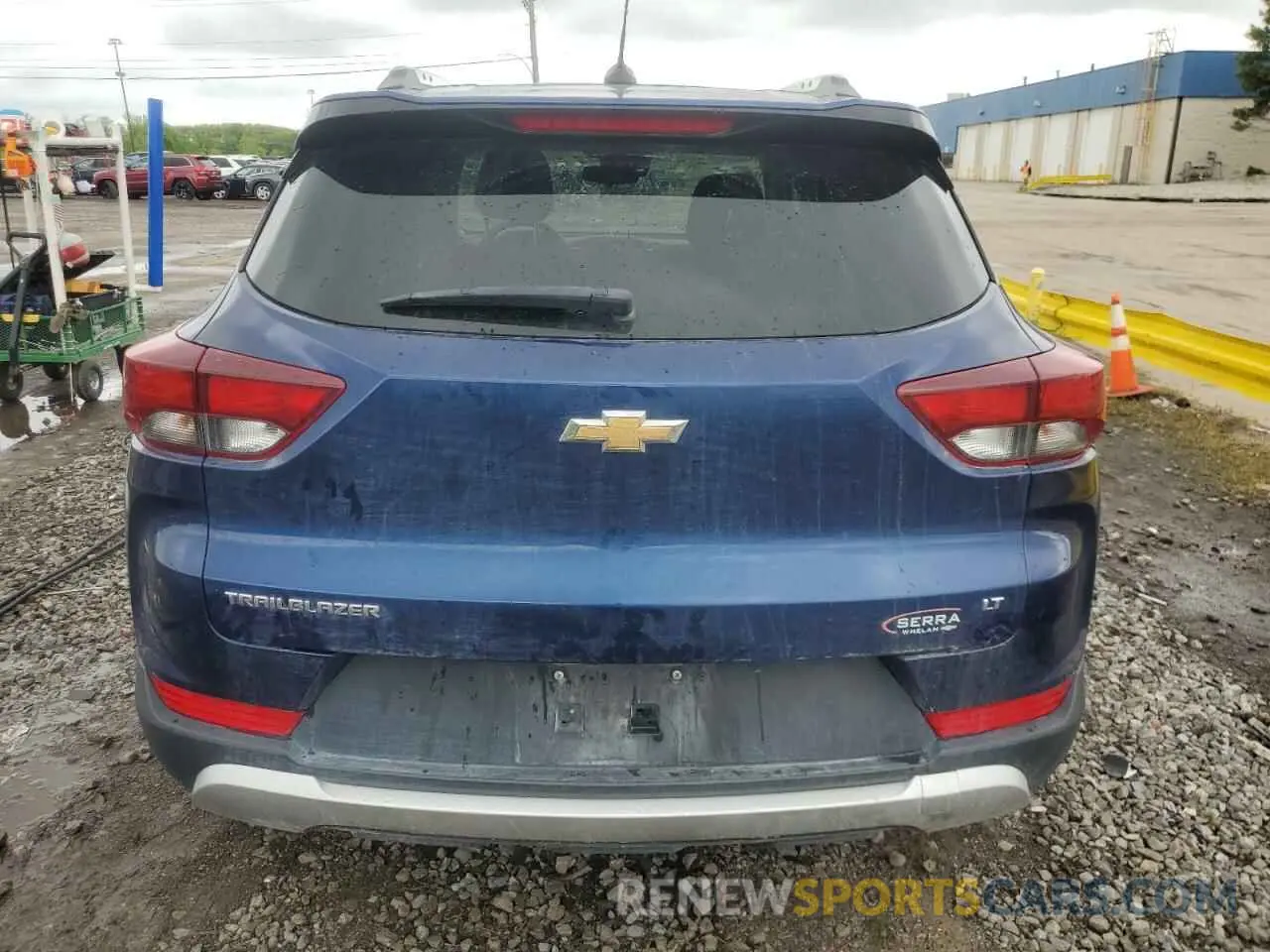 6 fotografías del automóvil dañado KL79MPSL0NB012119 CHEVROLET TRAILBLZR 2022