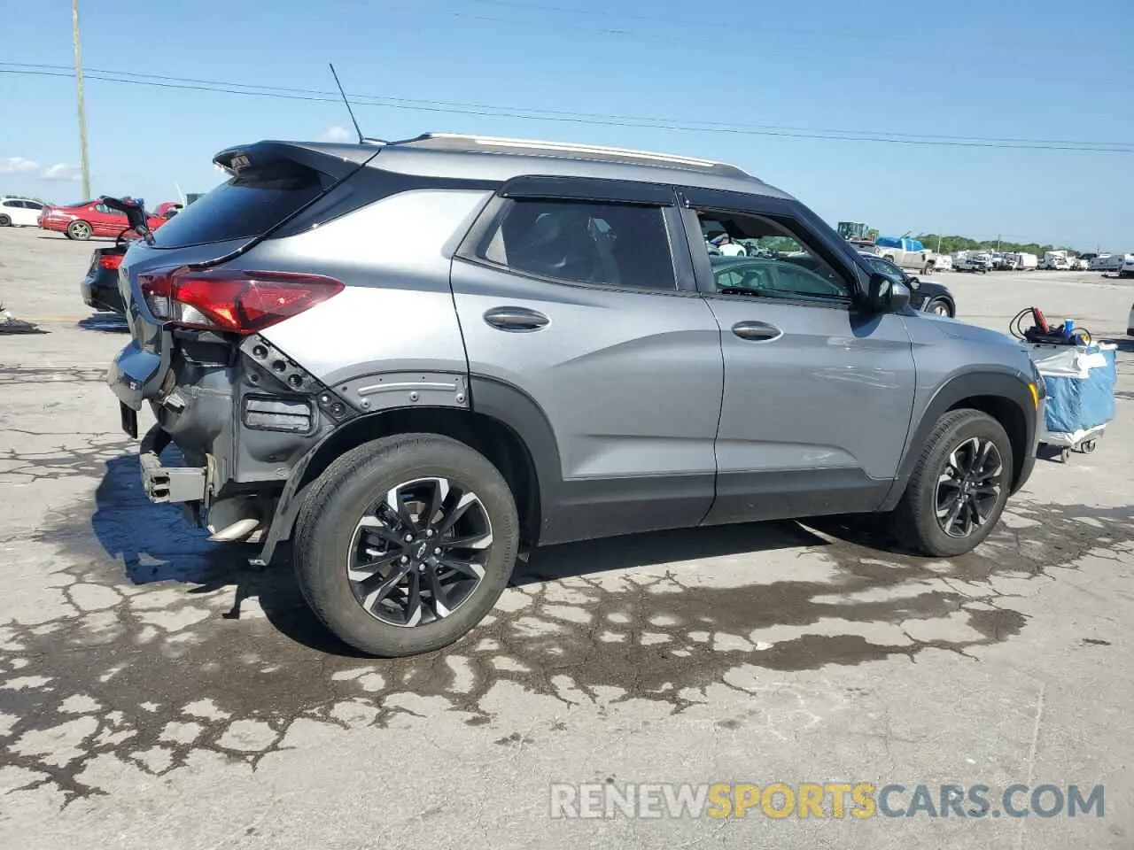 3 fotografías del automóvil dañado KL79MPSL0NB059070 CHEVROLET TRAILBLZR 2022