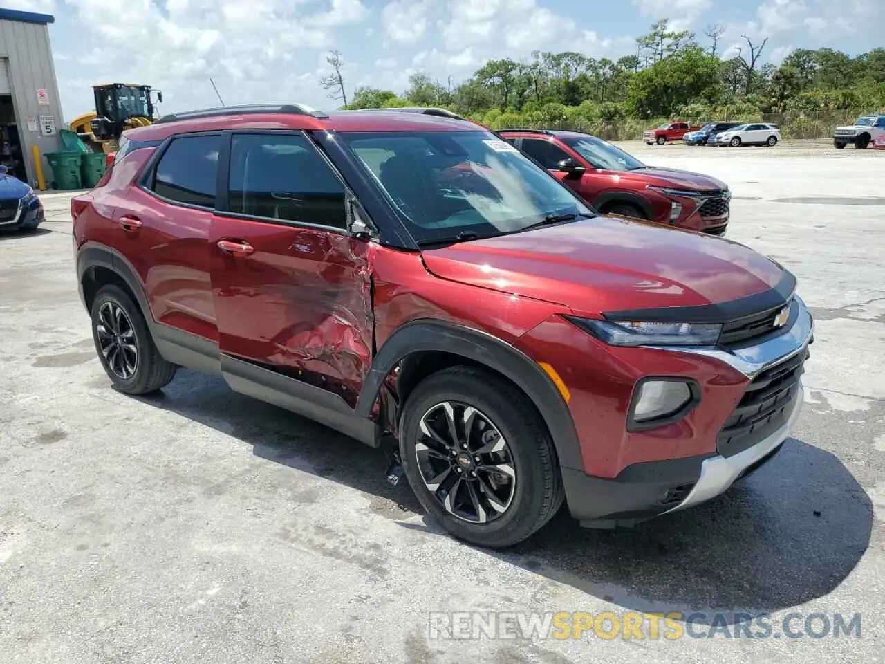 4 fotografías del automóvil dañado KL79MPSL0NB068853 CHEVROLET TRAILBLZR 2022