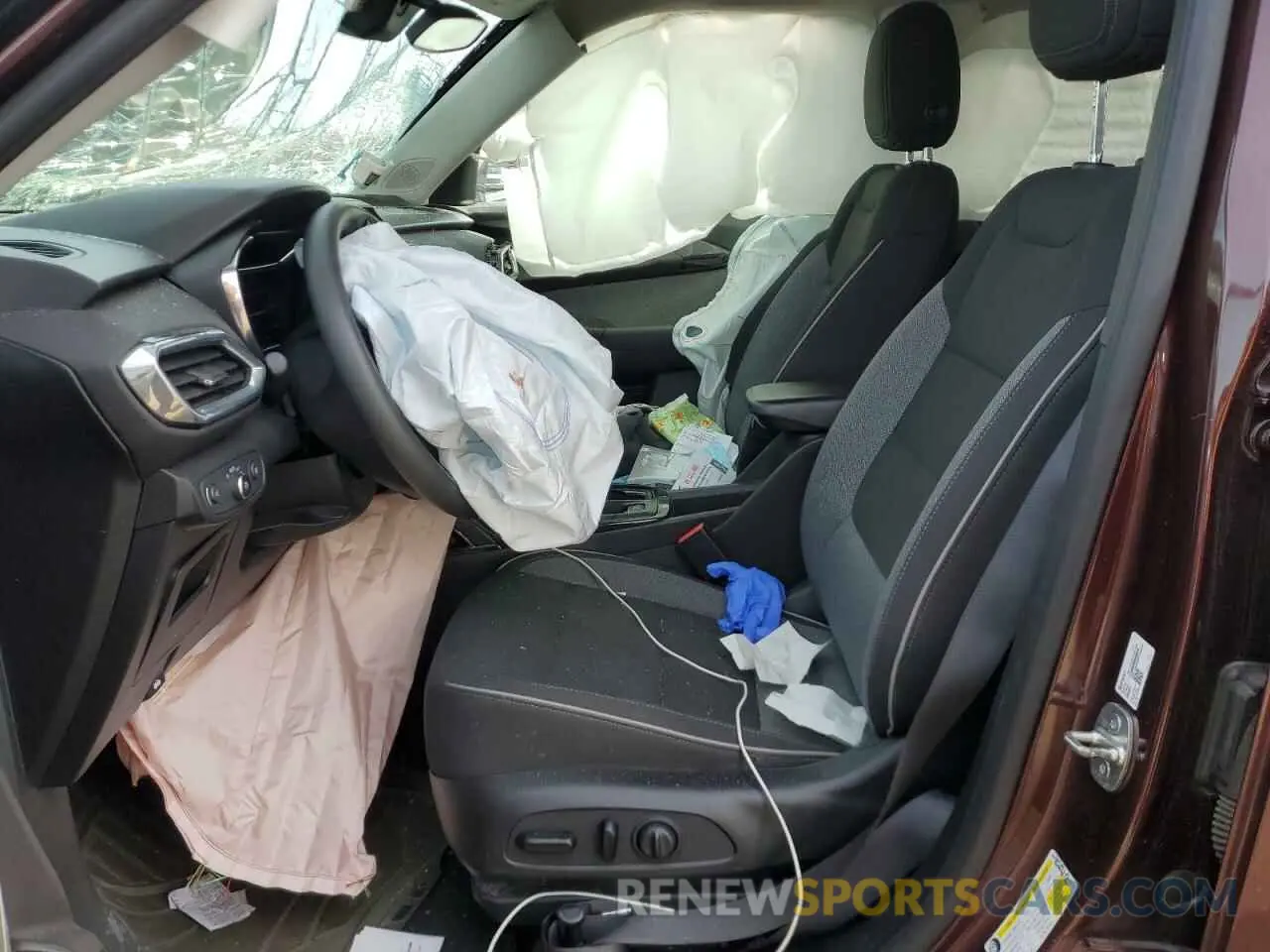 7 fotografías del automóvil dañado KL79MPSL4NB060948 CHEVROLET TRAILBLZR 2022