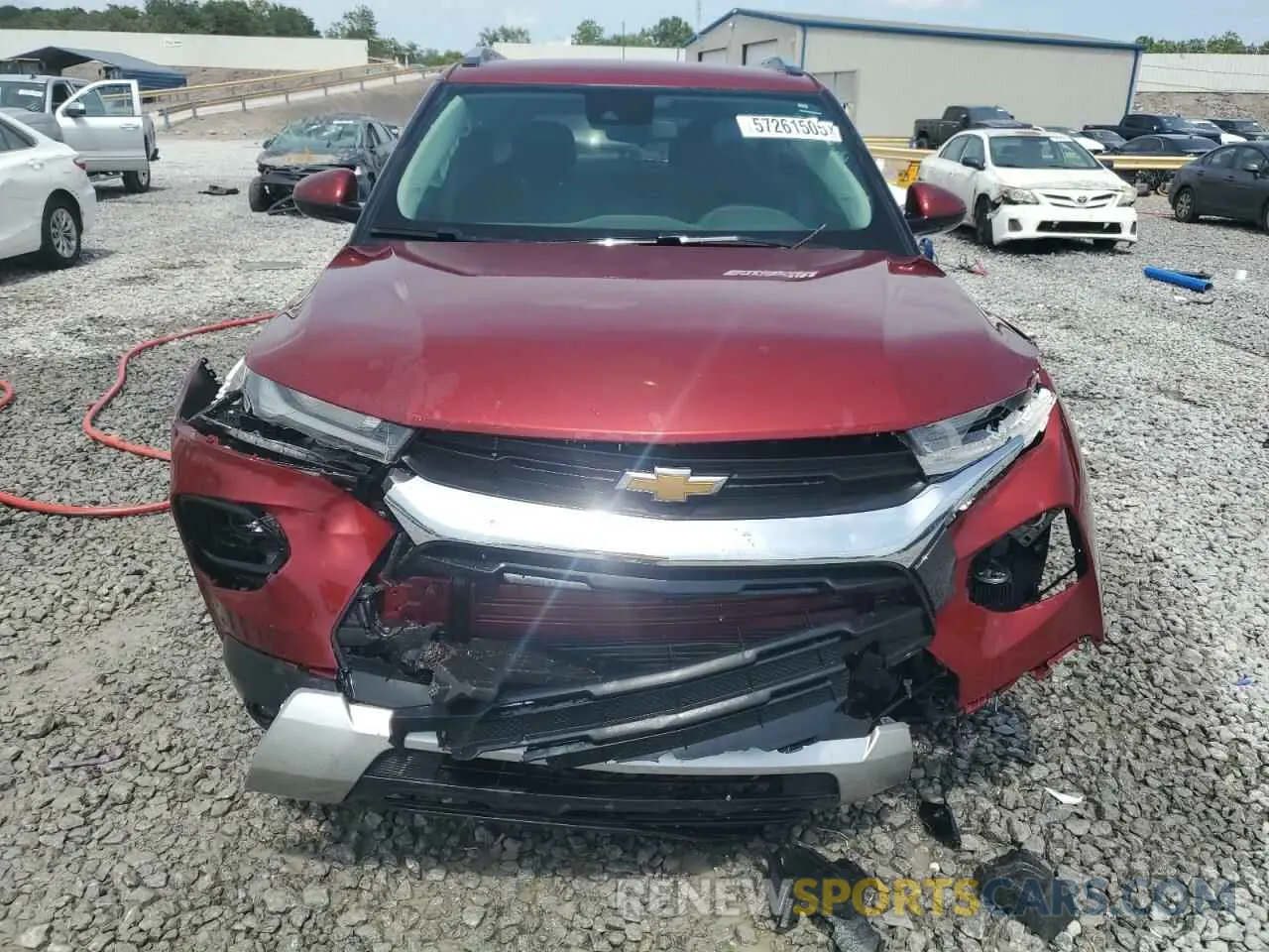 5 fotografías del automóvil dañado KL79MPSL5NB069173 CHEVROLET TRAILBLZR 2022