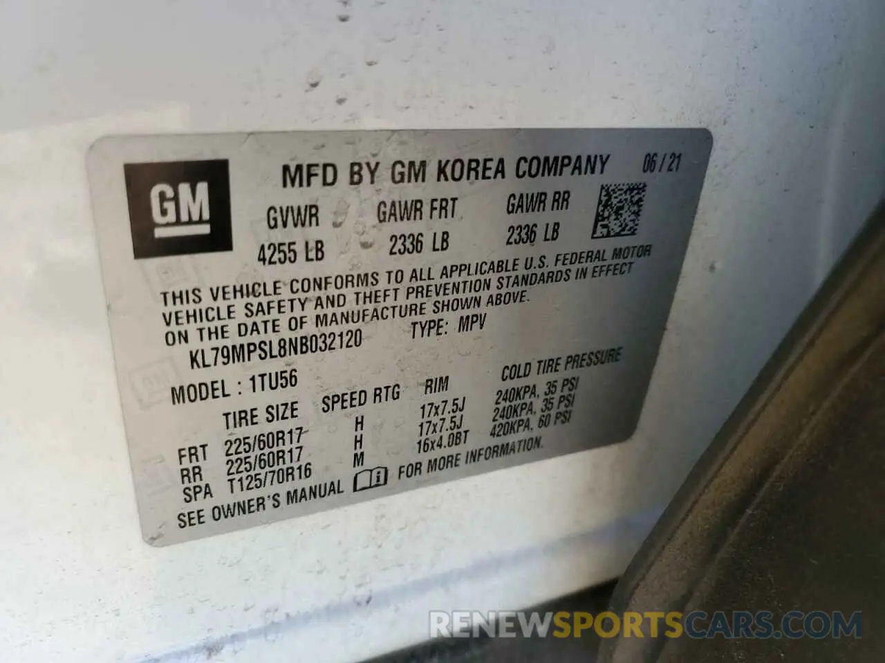 13 fotografías del automóvil dañado KL79MPSL8NB032120 CHEVROLET TRAILBLZR 2022