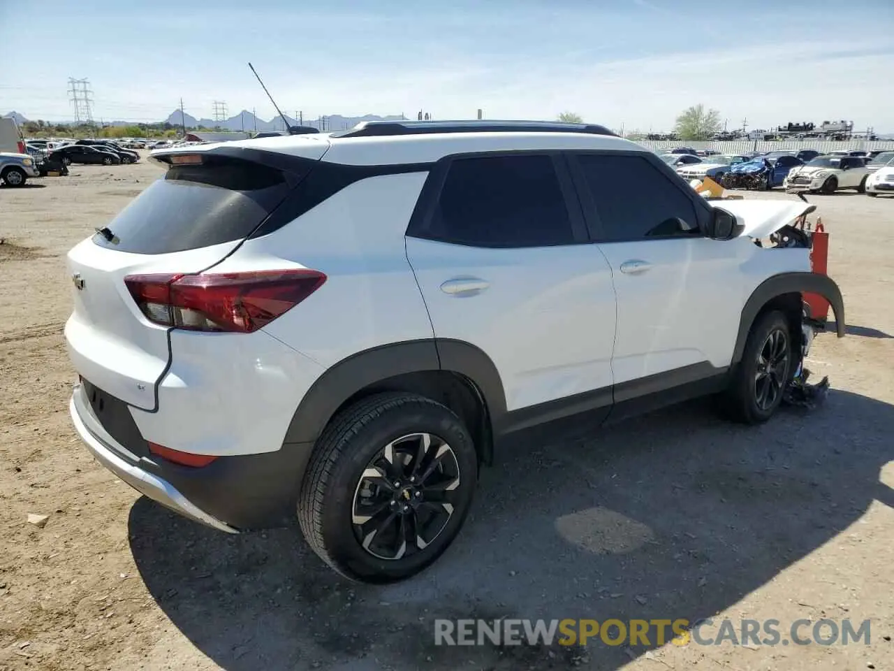 3 fotografías del automóvil dañado KL79MPSL8NB032120 CHEVROLET TRAILBLZR 2022