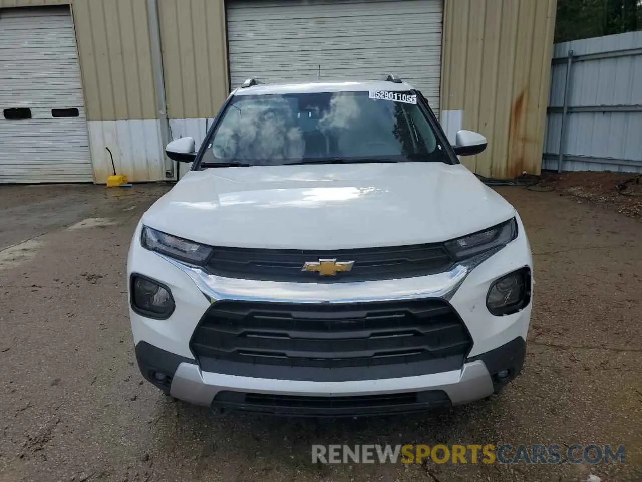 5 fotografías del automóvil dañado KL79MRSL4NB039142 CHEVROLET TRAILBLZR 2022