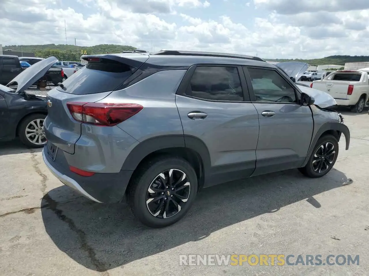 3 fotografías del automóvil dañado KL79MRSL6NB032693 CHEVROLET TRAILBLZR 2022