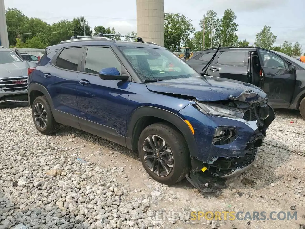 4 fotografías del automóvil dañado KL79MRSLXNB130657 CHEVROLET TRAILBLZR 2022