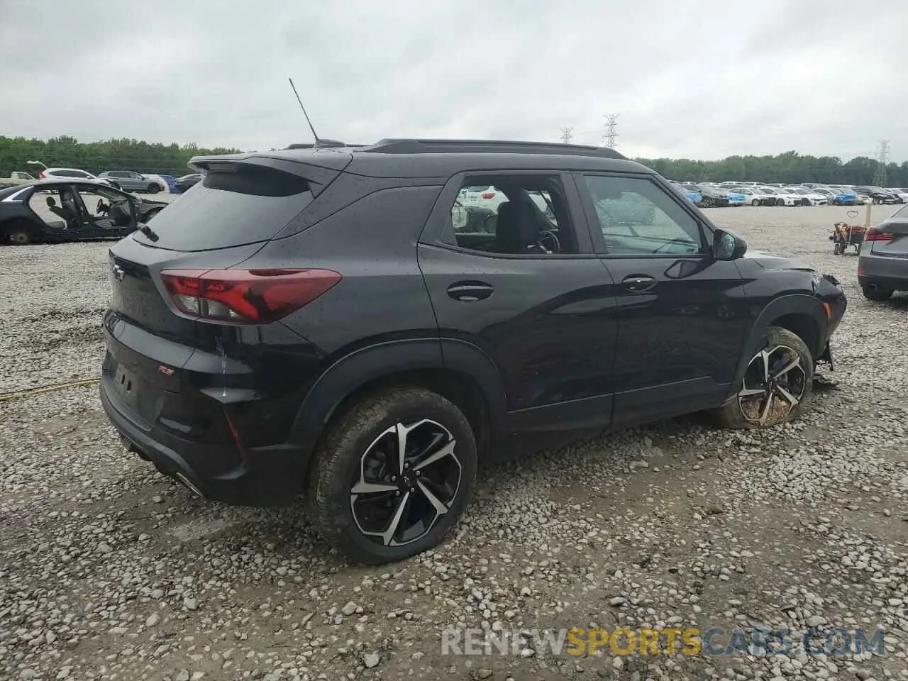 3 fotografías del automóvil dañado KL79MTSL0NB070336 CHEVROLET TRAILBLZR 2022