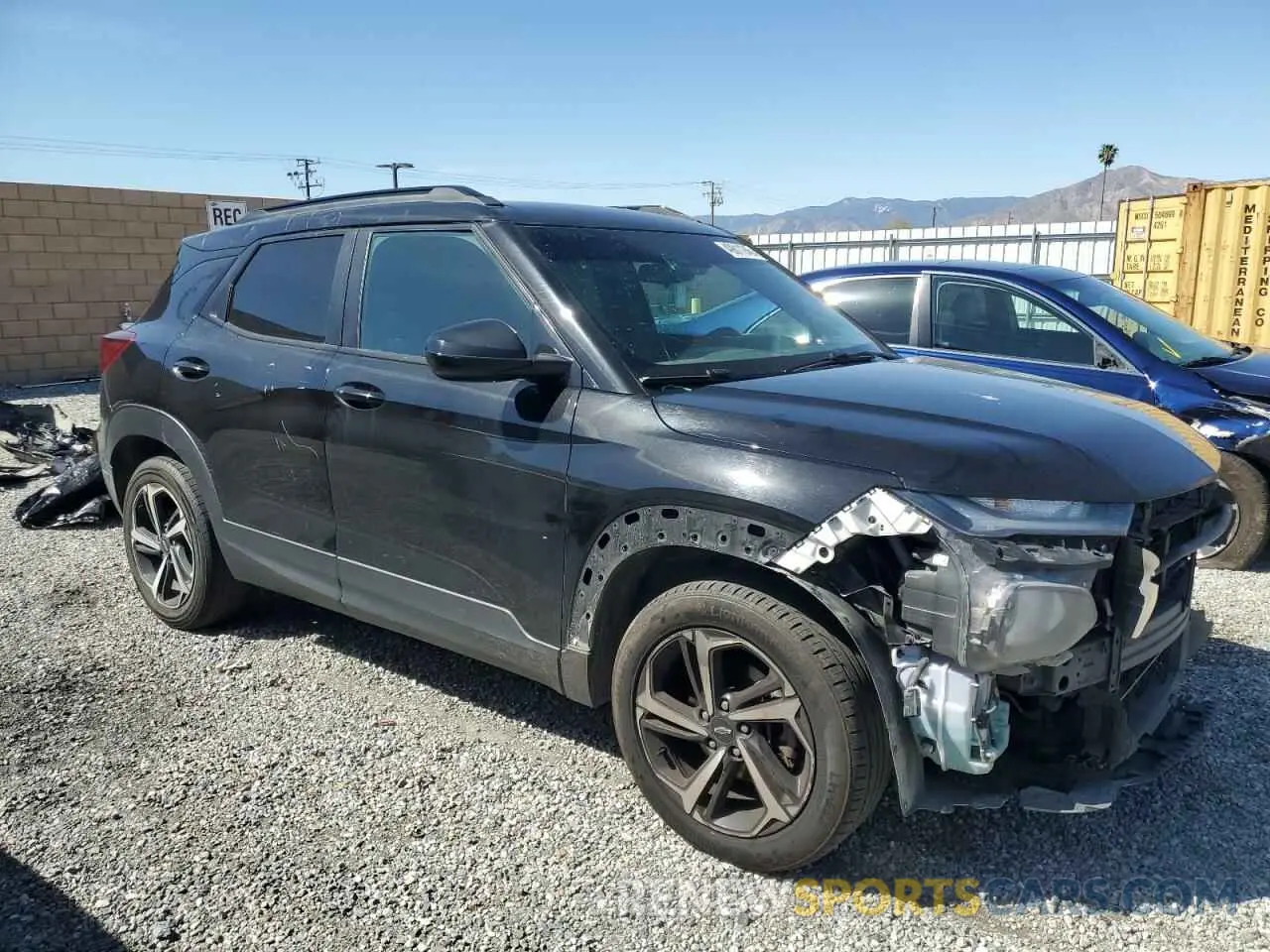 4 fotografías del automóvil dañado KL79MTSL2NB041386 CHEVROLET TRAILBLZR 2022