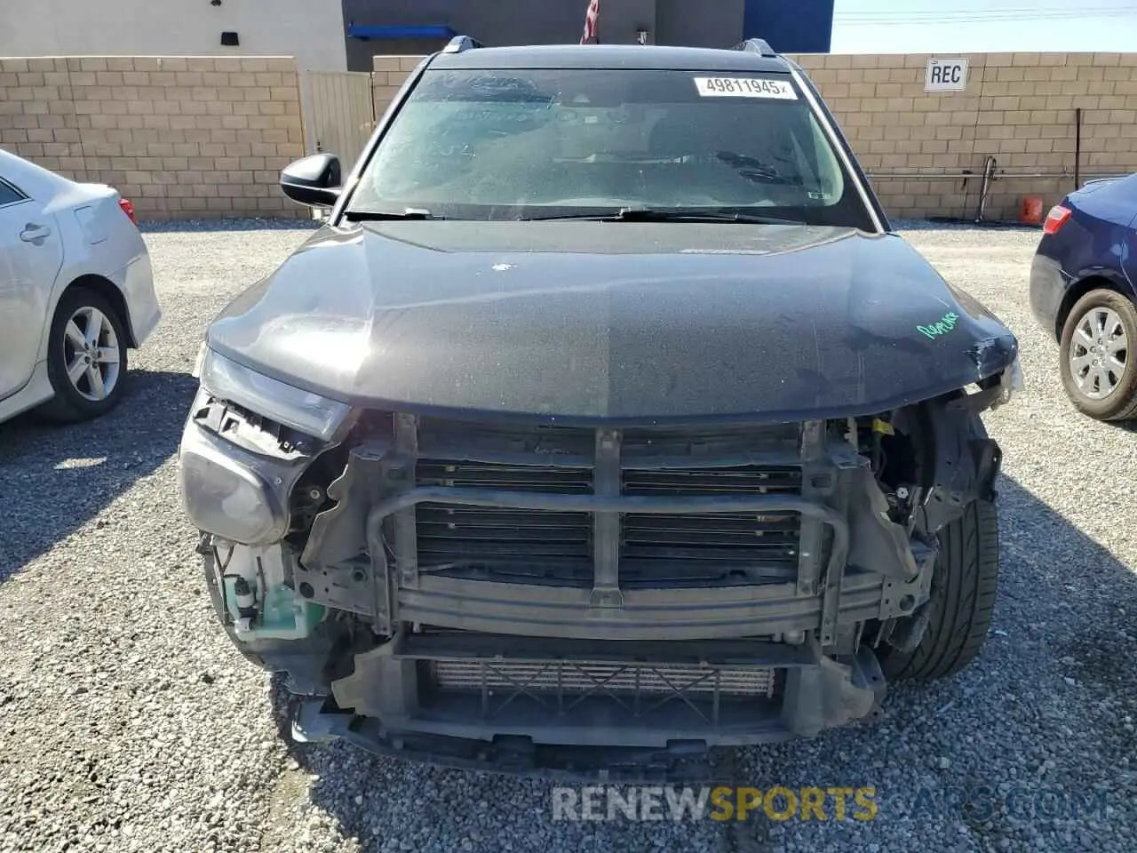 5 fotografías del automóvil dañado KL79MTSL2NB041386 CHEVROLET TRAILBLZR 2022