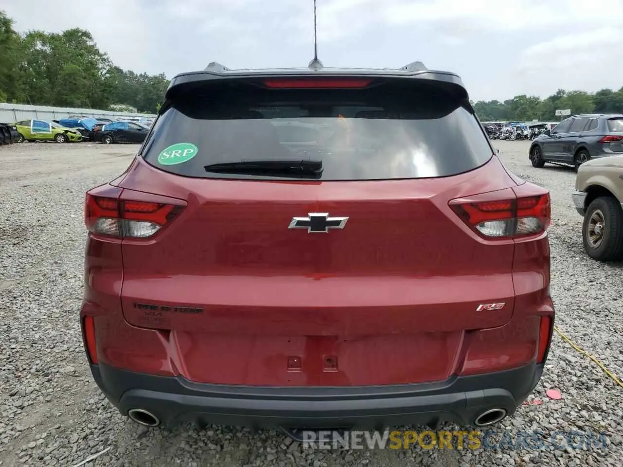 6 fotografías del automóvil dañado KL79MTSL2NB106348 CHEVROLET TRAILBLZR 2022