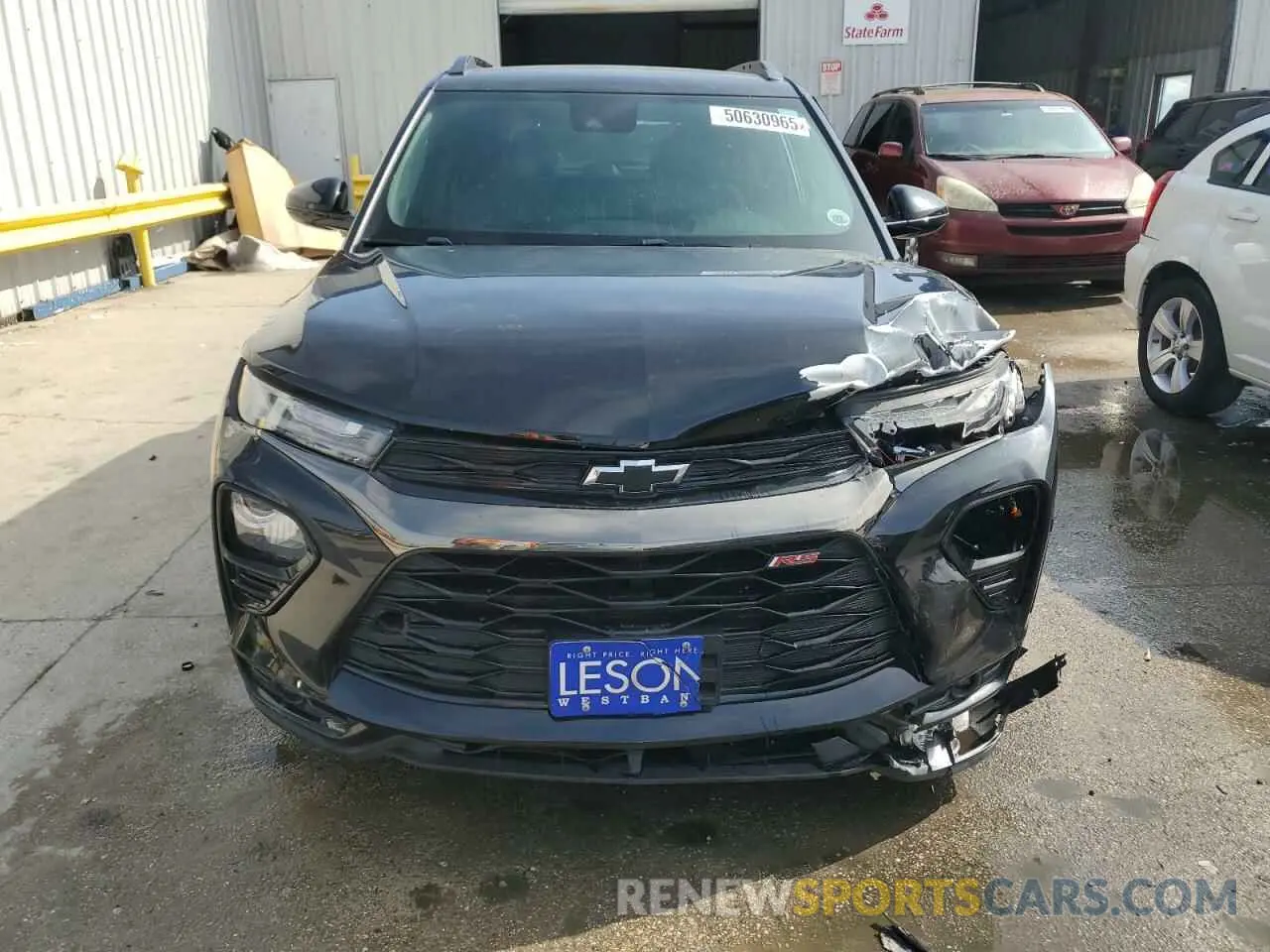 5 fotografías del automóvil dañado KL79MTSL2NB113817 CHEVROLET TRAILBLZR 2022