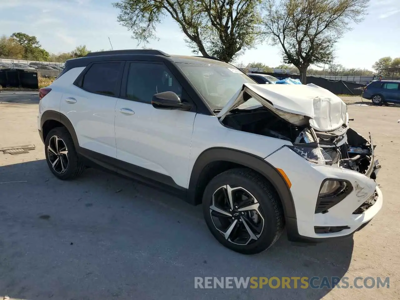 4 fotografías del automóvil dañado KL79MTSL4NB034343 CHEVROLET TRAILBLZR 2022