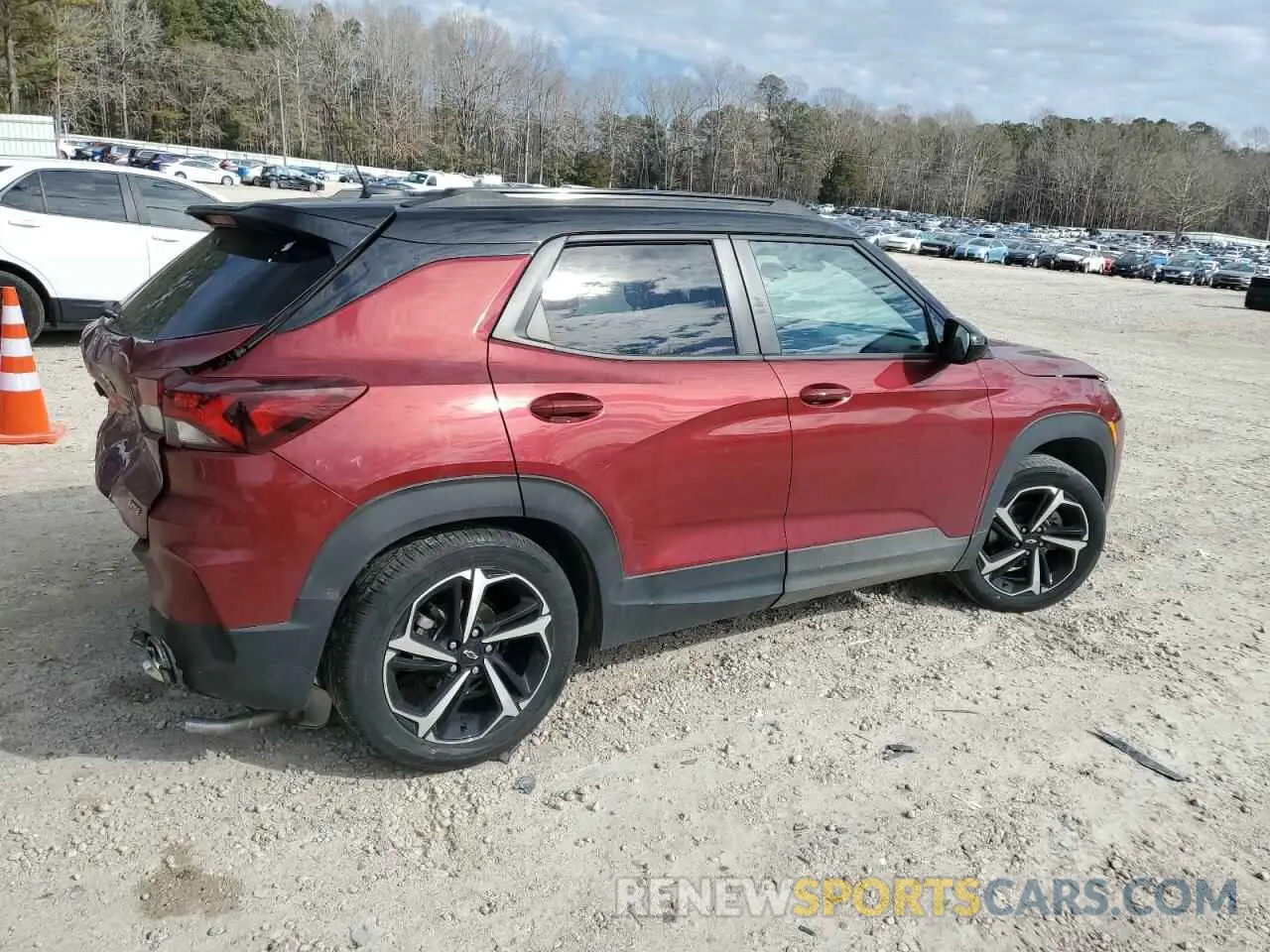 3 fotografías del automóvil dañado KL79MTSL4NB121904 CHEVROLET TRAILBLZR 2022