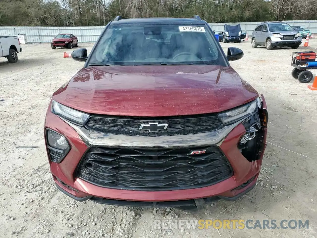 5 fotografías del automóvil dañado KL79MTSL4NB121904 CHEVROLET TRAILBLZR 2022