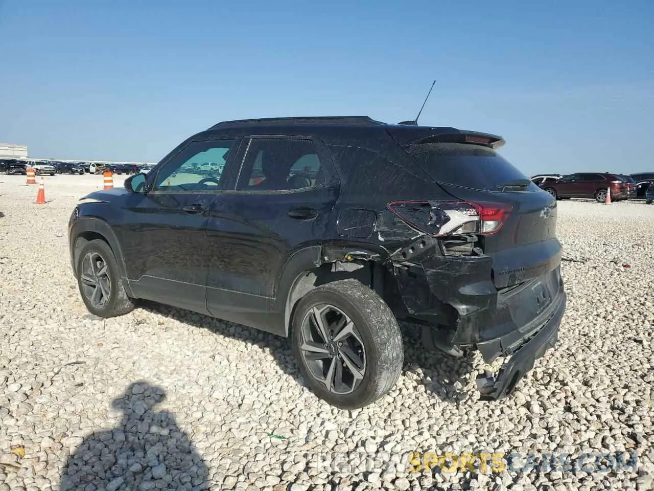 2 fotografías del automóvil dañado KL79MTSL7NB035695 CHEVROLET TRAILBLZR 2022